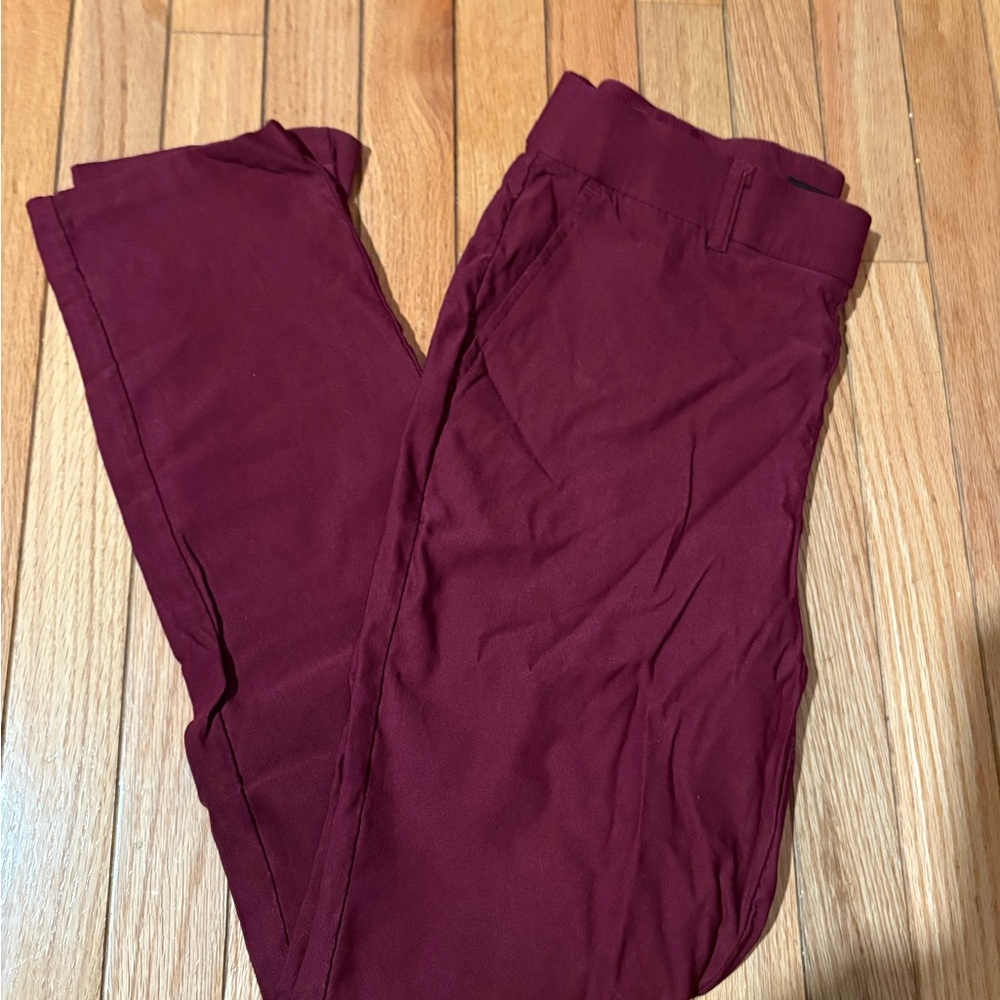 Rafaella Deep Red Trousers